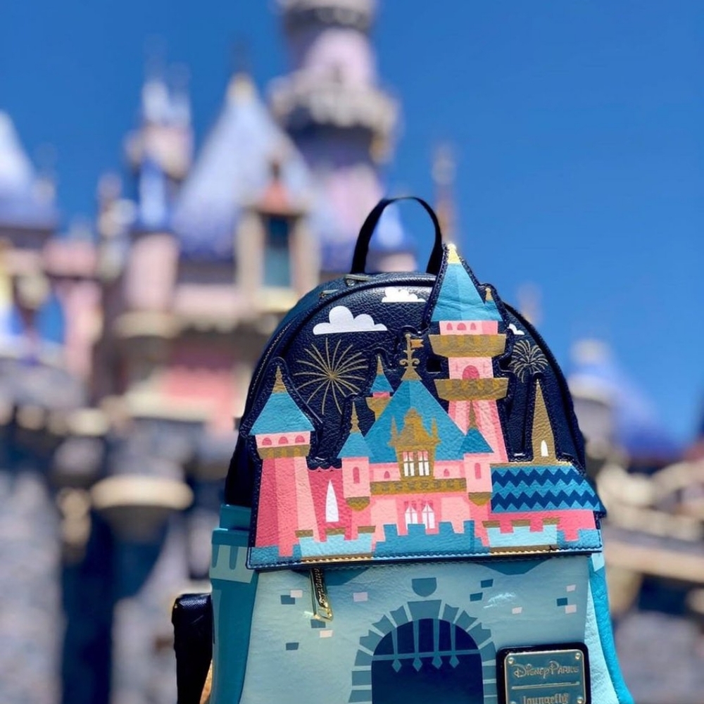 ISO Disneyland castle backpack
